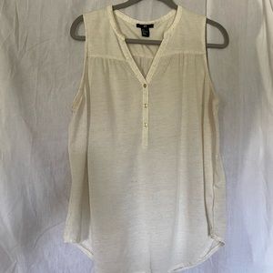 H&M Cream Linen Tank